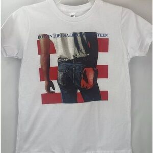 Kids Band T-Shirt BRUCE SPRINGSTEEN Born In the USA Size 10 GIRLS BOYS NWOT